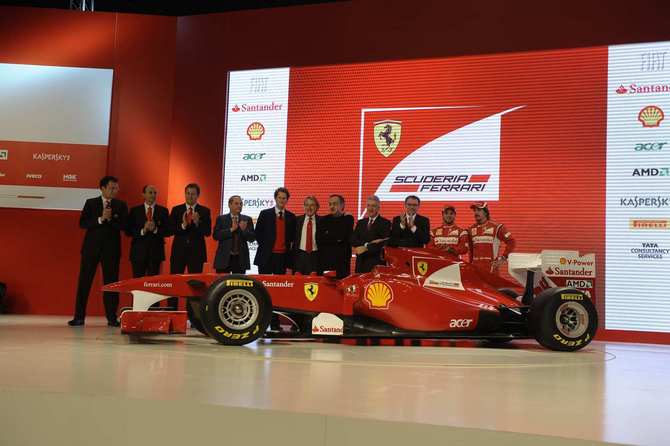 Ferrari unveils F150 in Maranello