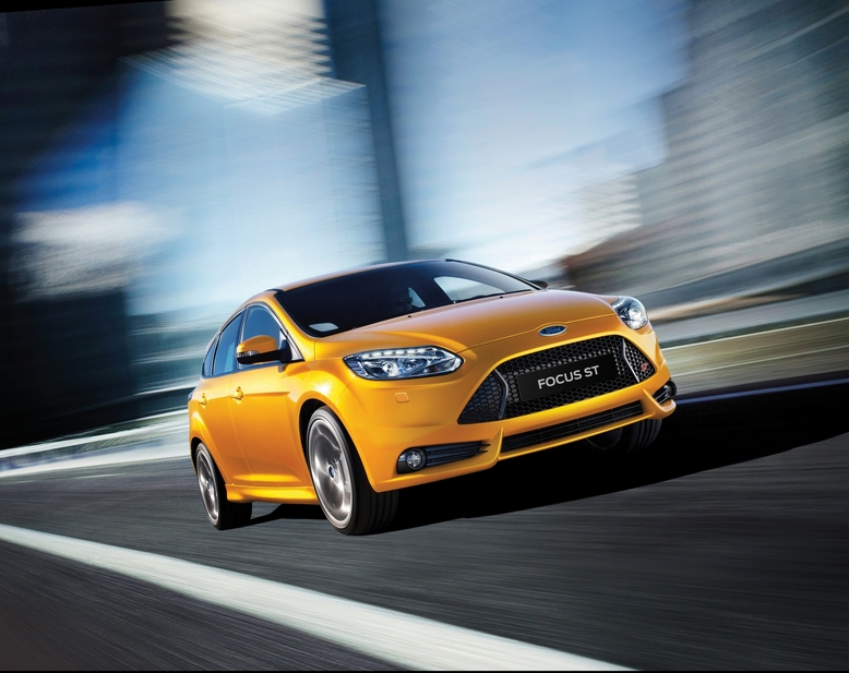 The Focus ST gets the 2.0-liter EcoBoost