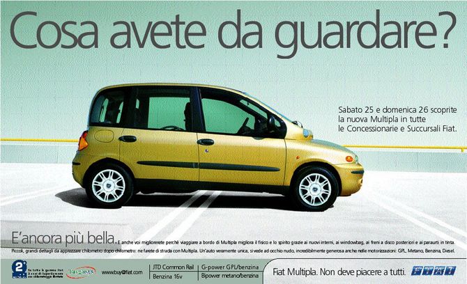 Fiat Multipla 100 16v SX