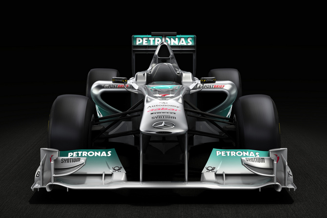 First picture of the MercedesGP W02 released