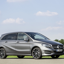 The engine range of the B-Class remains exclusively available with four-cylinder engines with outputs ranging from the 90hp and 211hp