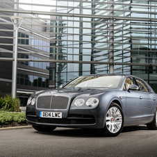 As emissões de CO2 do motor W12 do Bentley Continental Flying Spur foram reduzidas para 333g/km