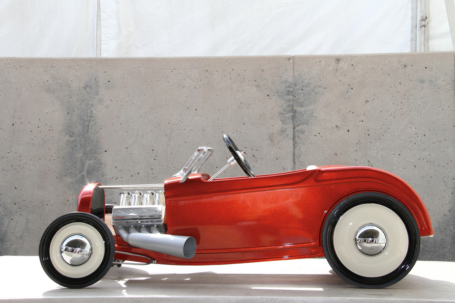 The car is based on a car built by Hollywood Hot Rods