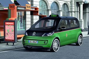 Emissions-free taxi concept presented by Volkswagen