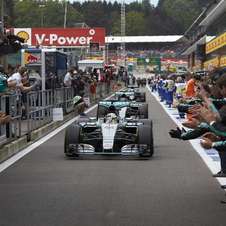 Rosberg and Romain Grosjean completed the podium