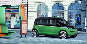 Emissions-free taxi concept presented by Volkswagen