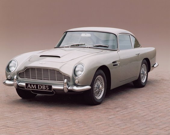 In the service of Her Majesty: Aston Martin DB5