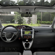 The interior has more soft touch materials than the previous generation