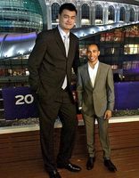 Hamilton vs NBA star Yao Ming. 

You can be fast or tall, but you can't be both!