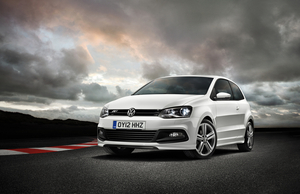 The Polo R Line has a deeper, more aggressive front bumper