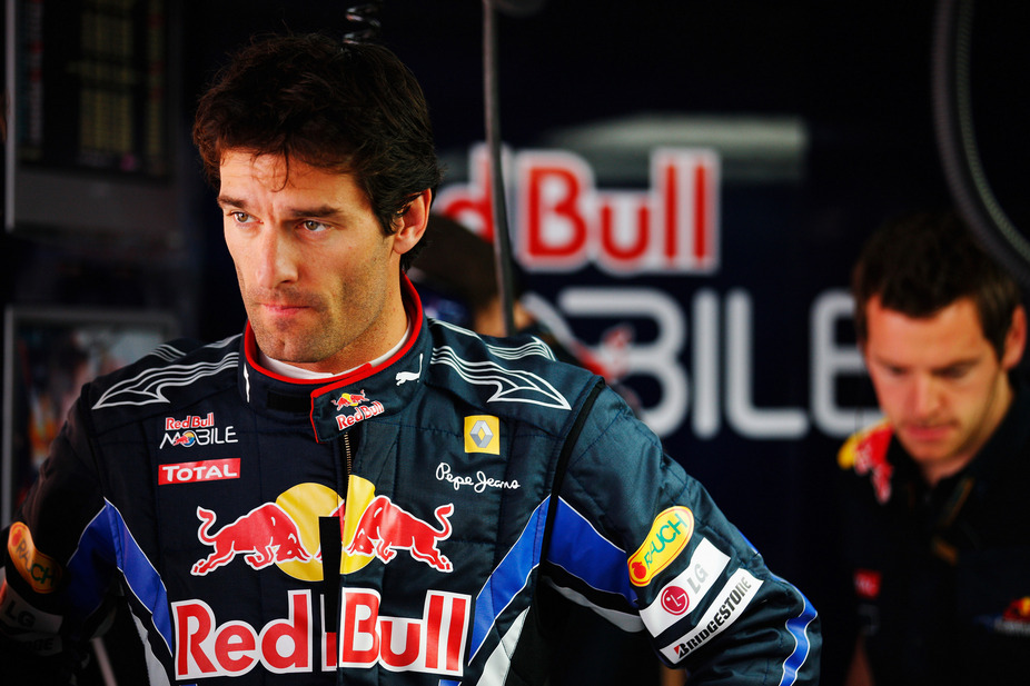 Webber raced four rounds with shoulder injury