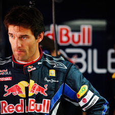 Webber raced four rounds with shoulder injury