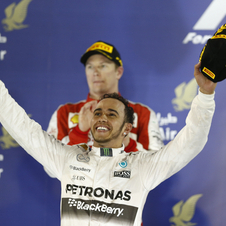 Hamilton reached the third victory of the season in four races