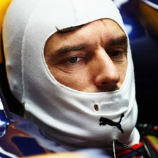 Webber raced four rounds with shoulder injury