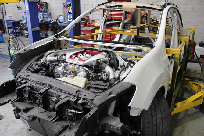 The company took apart a Qashqai and GT-R to mate the two vehicles together