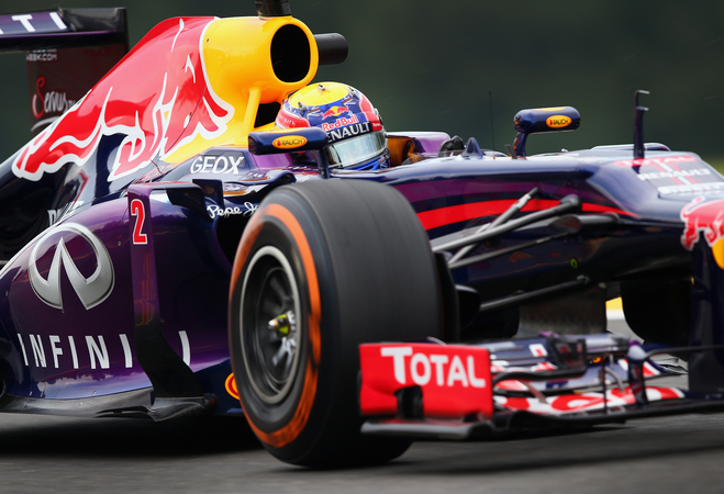 Vettel had tire problems during the second practice session