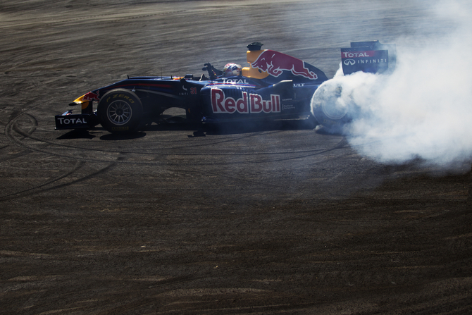 A Red Bull fez uma demonstração em Sochi no ano passado