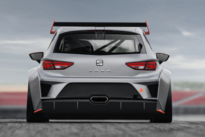 The rear has a large rear spoiler and diffuser