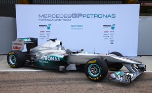 MercedesGP W02 debuts in Valencia