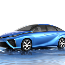 The FCV concept is Toyota's fuel cell sedan