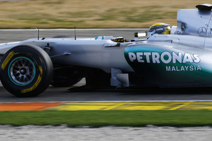 MercedesGP W02 debuts in Valencia