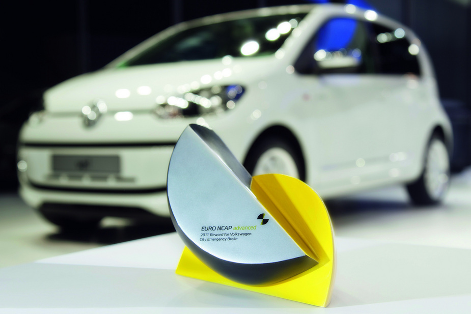 Volkswagen Up wins Euro NCAP Advanced Award