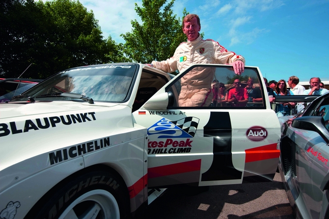 Walter Röhl volta ao Pikes Peak com o Audi Sport quattro S1 original