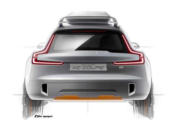 Volvo will unveil its XC Coupe concept at the North American International Auto Show