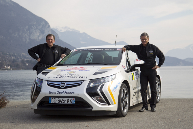 Opel Ampera Wins Alternative Energy Rally Monte Carlo