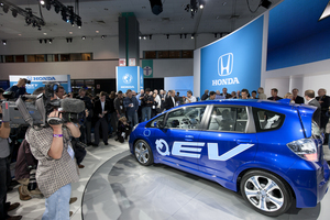 Honda Fit goes electric in Los Angeles