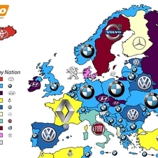 Na Europa a BMW foi a clara dominadora nas pesquisas