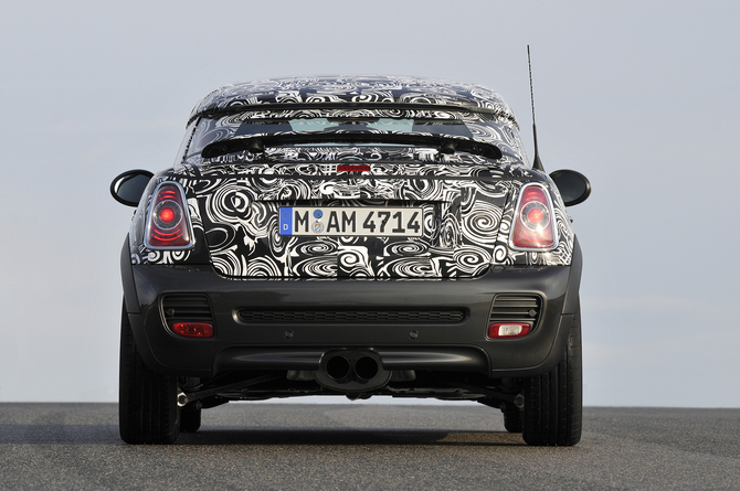 MINI shows-off camouflaged future Coupé model