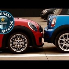 Tightest parallel parking record beaten at new Mini launch -- Guinness World Records