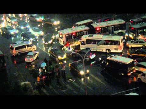 Traffic chaos in Beijing